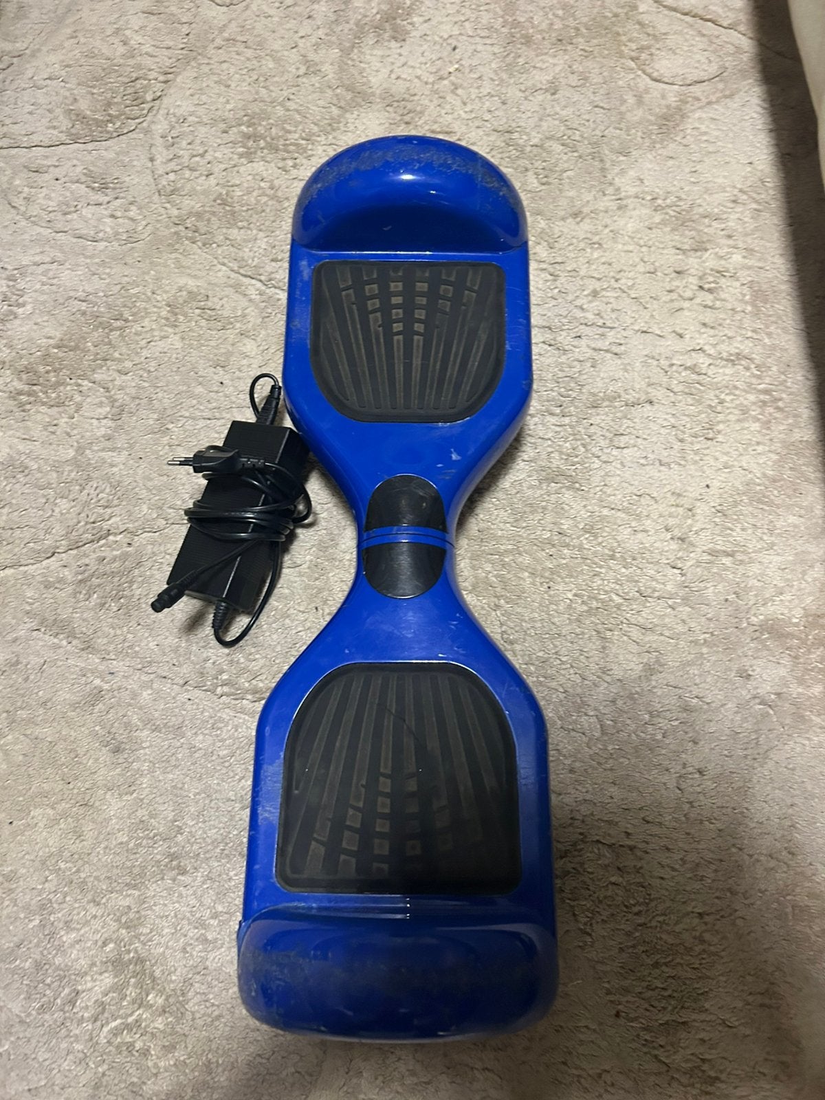 Hoverboard bleu - fonctionne bien - endommagé, Utilisé