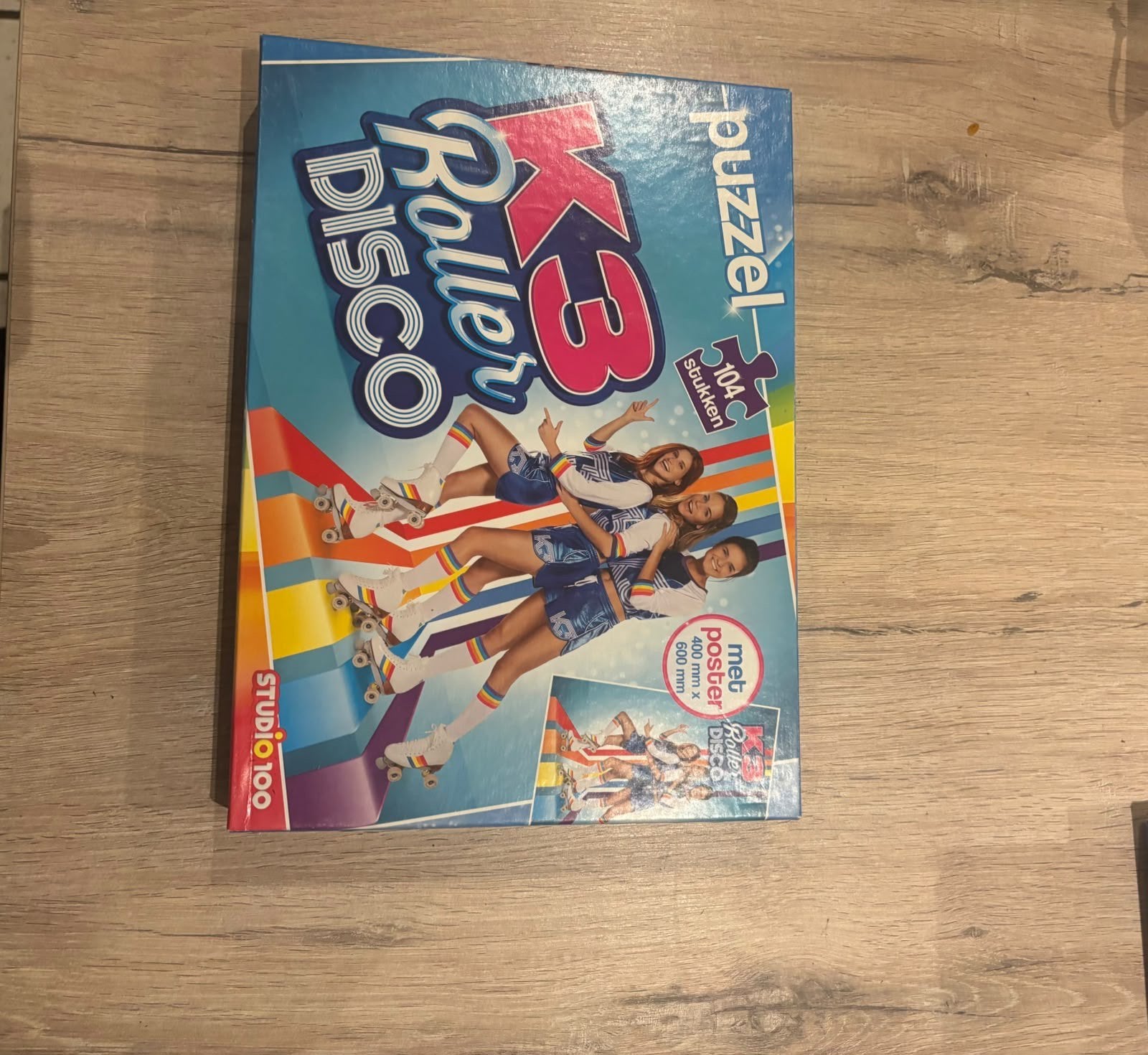 K3 roller disco puzzel + poster, Ophalen, Zo goed als nieuw