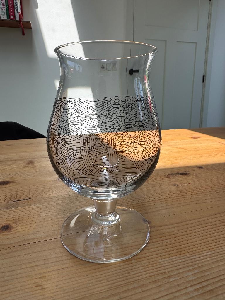 Duvel glas Emil Kozak, Verzamelen, Biermerken, Ophalen, Nieuw, Glas of Glazen, Duvel