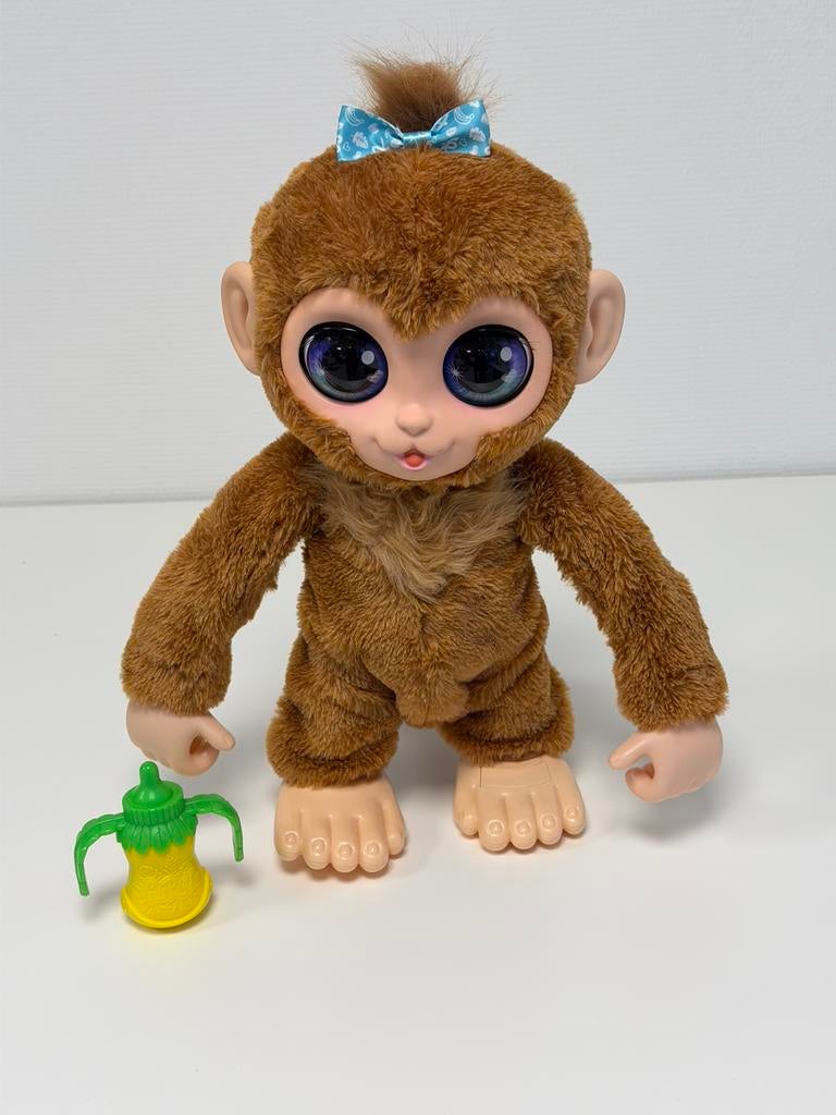 FurReal Peanut The Playful Monkey Interactive Singe +bouteil, Enlèvement ou Envoi, Comme neuf, Singe, Avec étiquette