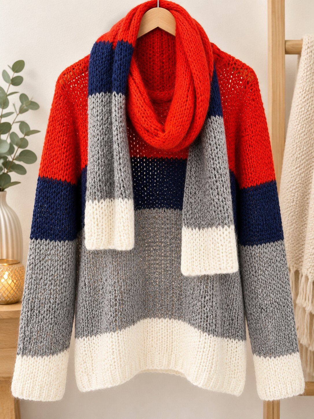 PULL+ÉCHARPE RIVER WOODS taille M, River Woods, Enlèvement ou Envoi, Taille 38/40 (M)