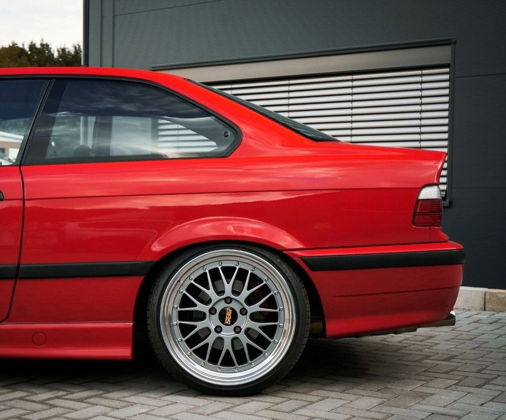 17'' BBS LEMANS reps voor oa BMW E36 met banden, Pneus et Jantes, 215 mm, Véhicule de tourisme, Pneus été