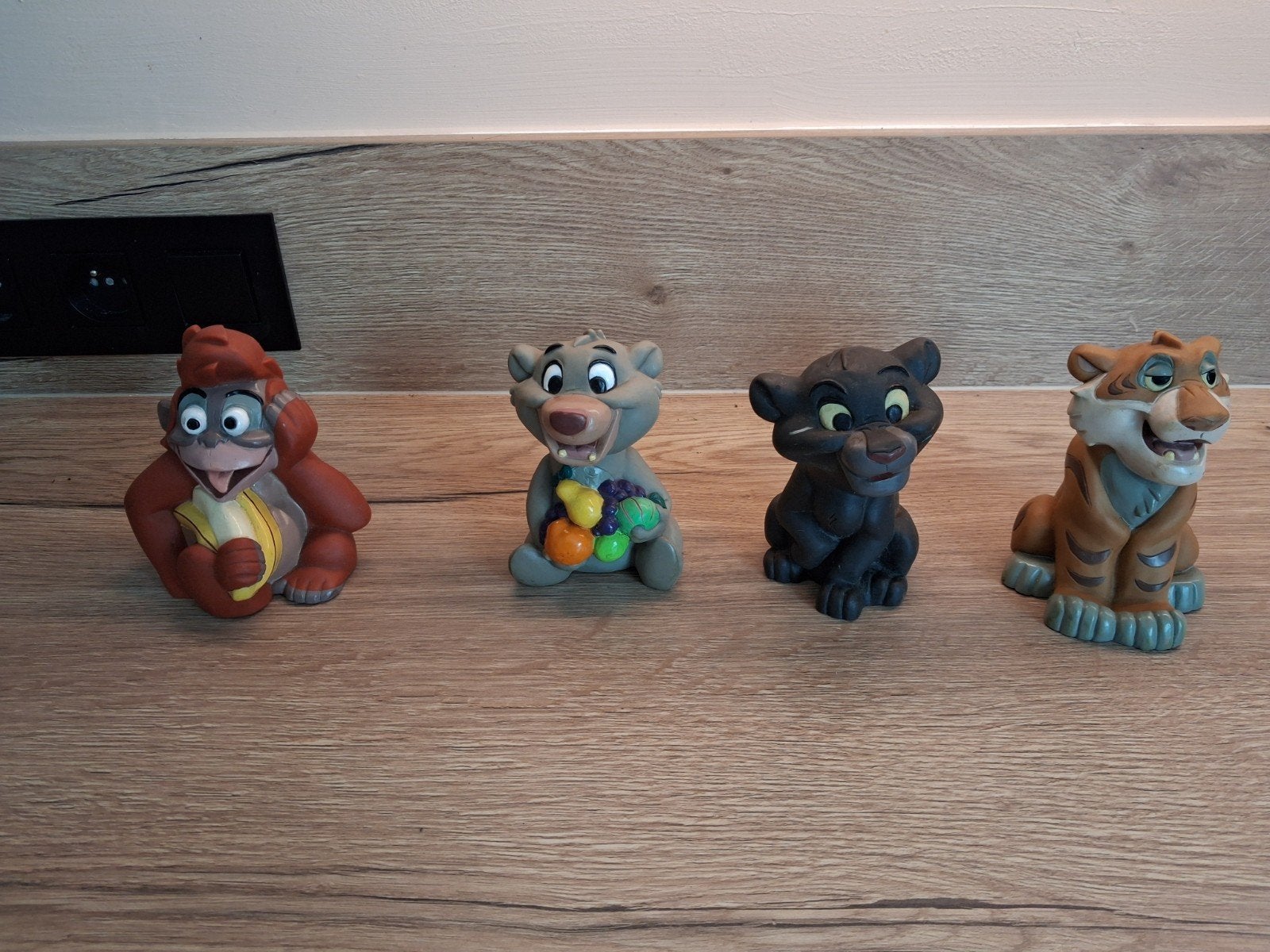 Disney : 4 vintage jungle book cubs, Verzamelen, Verzenden