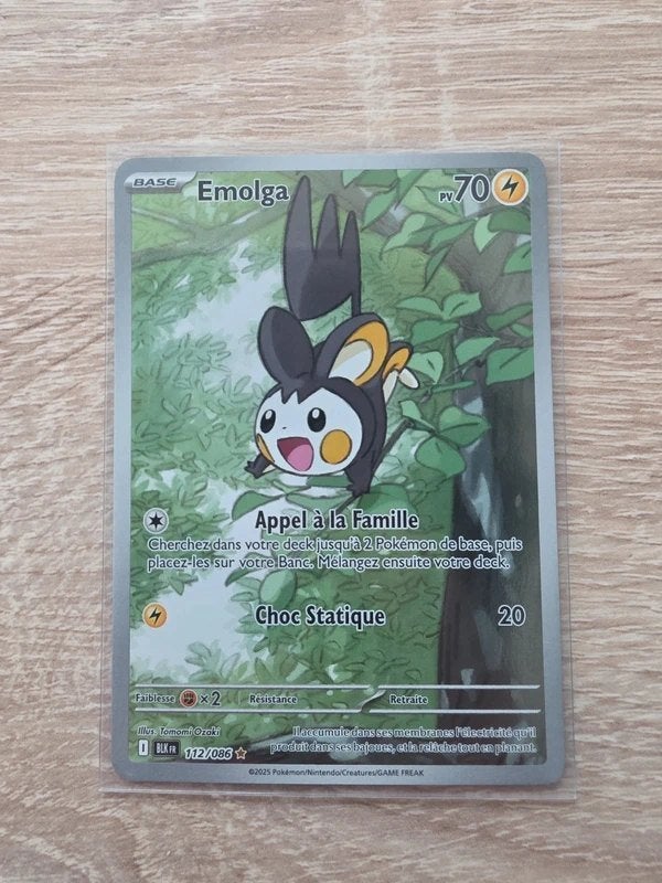 Emolga 112/086 FR (carte Pokémon), Hobby & Loisirs créatifs, Enlèvement ou Envoi, Comme neuf, Cartes en vrac