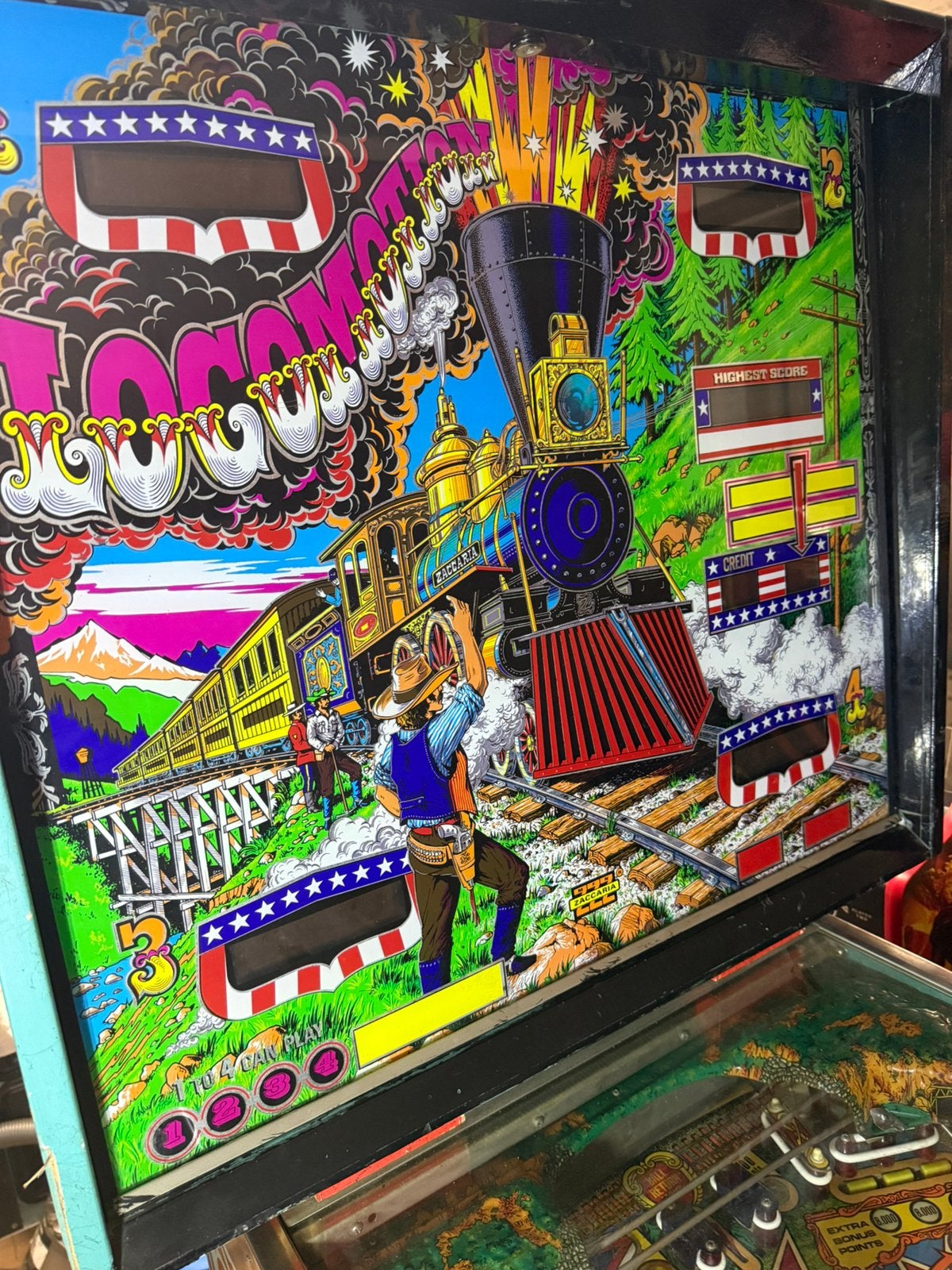 Flipper Zaccaria Locomotion, Collections, Autres marques, Flipper (jeu), Enlèvement, Utilisé