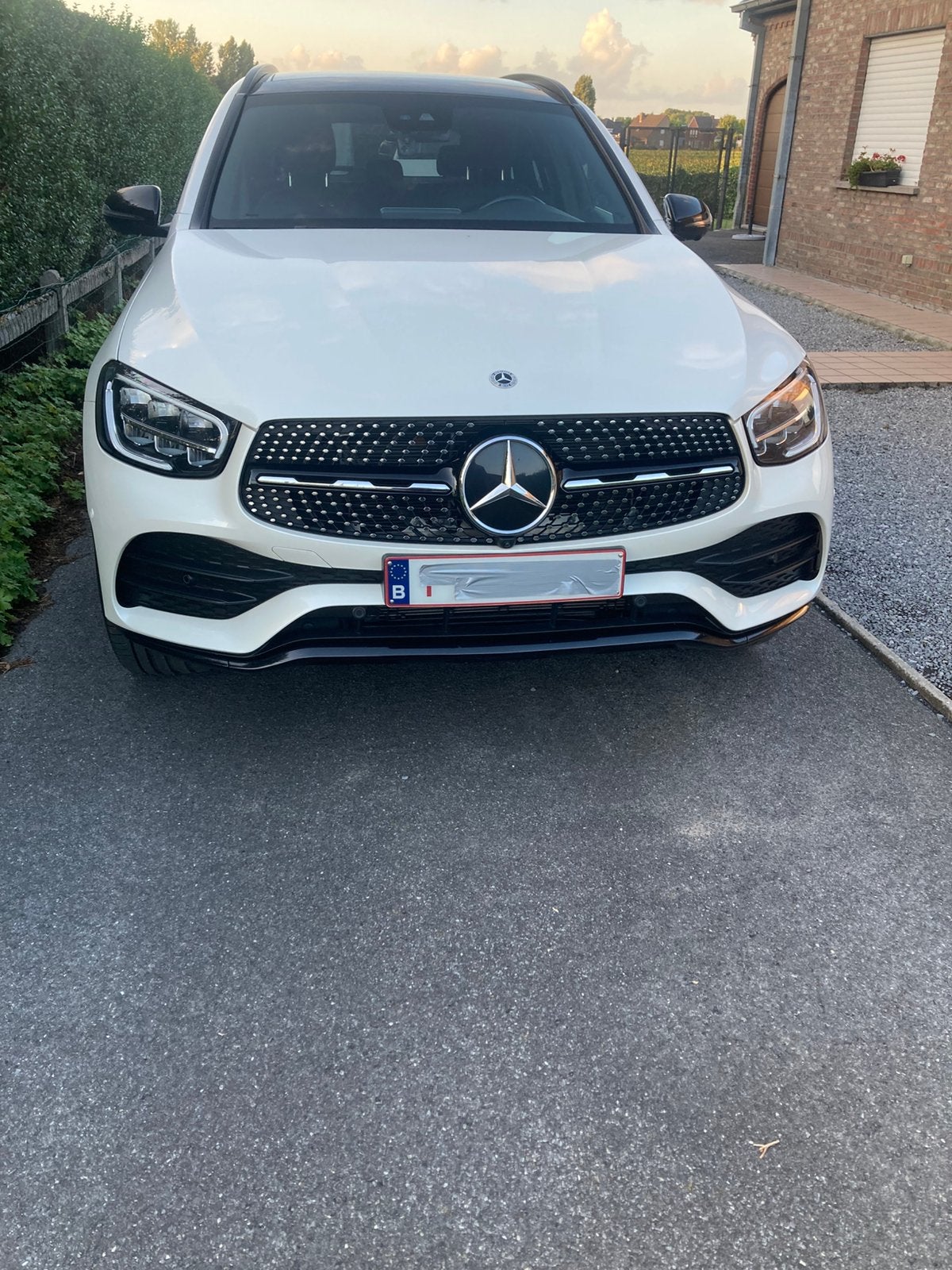 Mercedes GLC 300 de hybride/diesel 4 matic AMG Line., Autos, Cuir, Achat, Euro 6, Entretenue par le concessionnaire