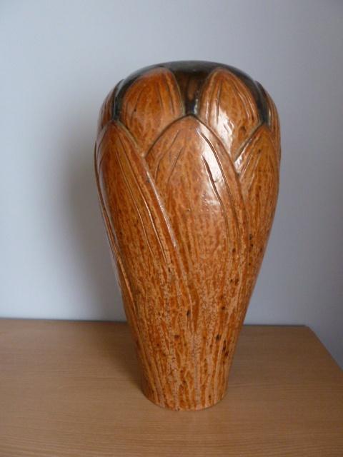 Zeldzame vaas Bouffioulx Lebon Octave 50cm 8kg, Antiquités & Art, Enlèvement