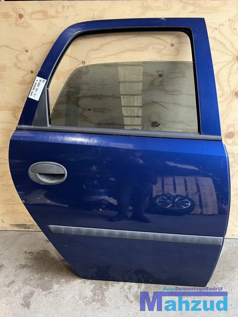 OPEL MERIVA A Z21B Blauw rechts achter deur portier 2003-201, Gebruikt, Deur, Kontakt@opel-infoservice.de, Opel