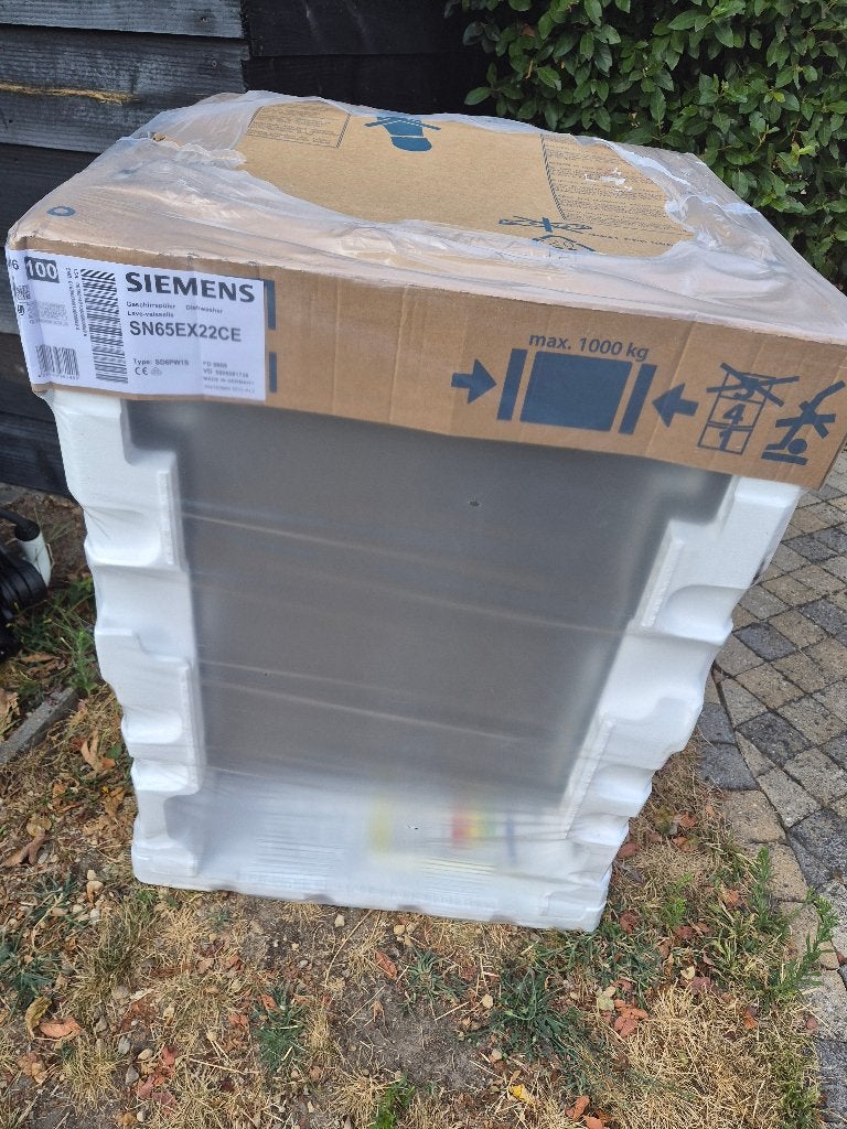 Siemens Volledig Inbouw vaatwasser SN65EX22CE NIEUW, Electroménager, Lave-vaisselle, Enlèvement, Neuf, Encastré