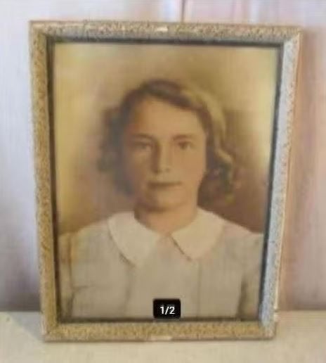 Beau cadre photo ancien en bois, 44 x 34 x 40 x 30, Enlèvement ou Envoi, Comme neuf, Bois, Cadre photo standard
