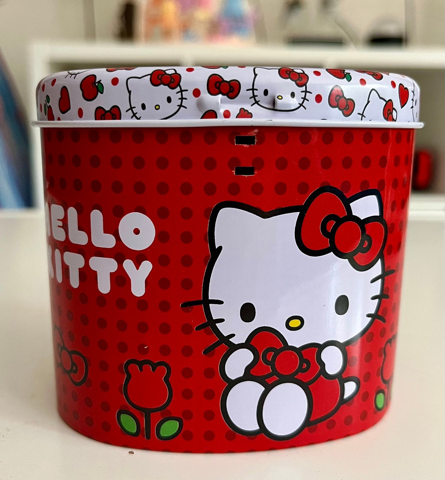 Tirelire métallique Hello Kitty, Hello Kitty, Ophalen, Zo goed als nieuw