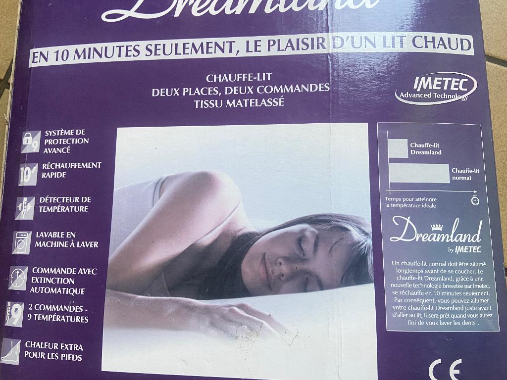 Chauffe-lit, Comme neuf, Enlèvement, Autres types, Blanc
