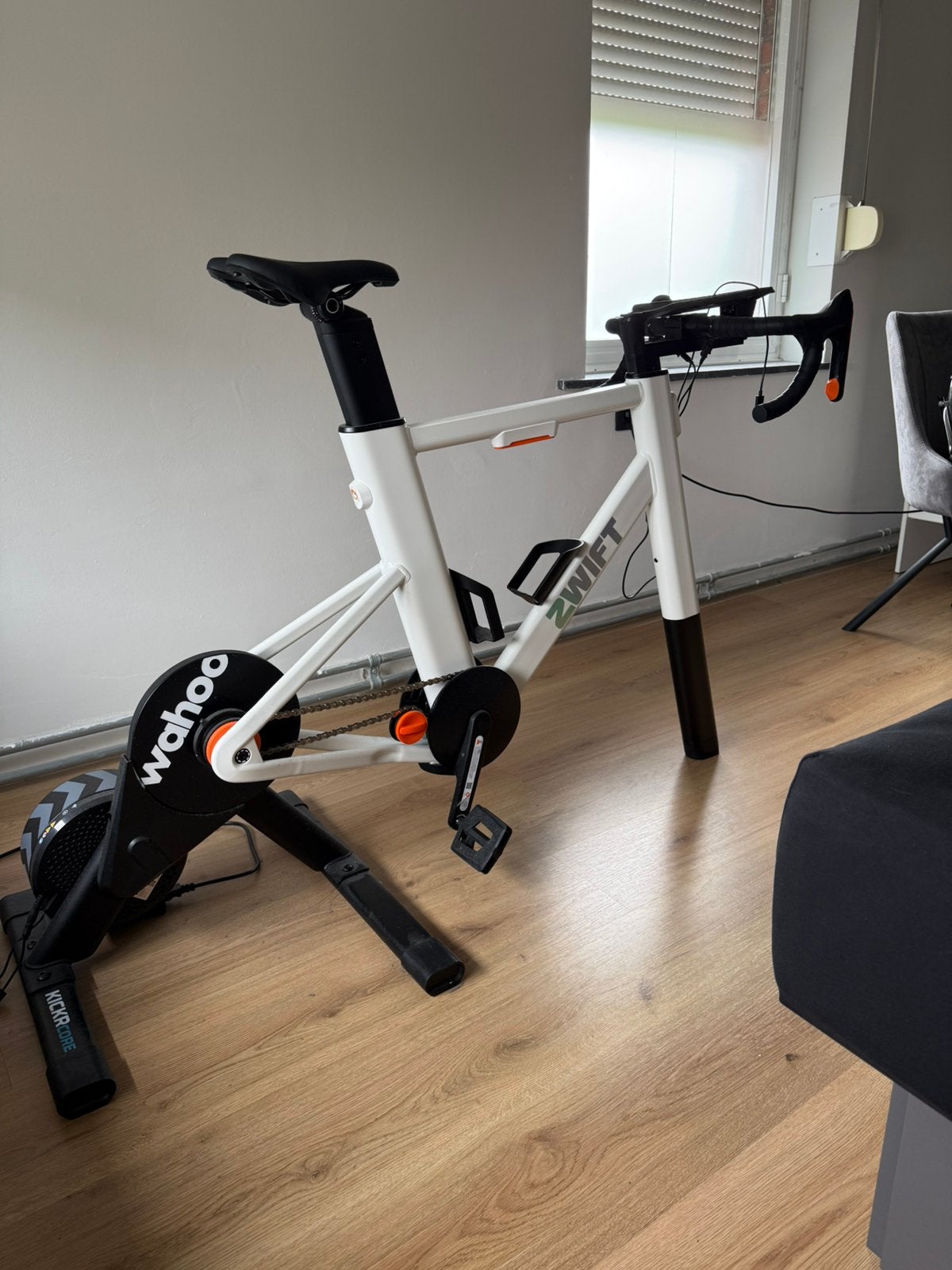 Zwift Ride with KICKR Core 2, Sport en Fitness, Ophalen, Zo goed als nieuw