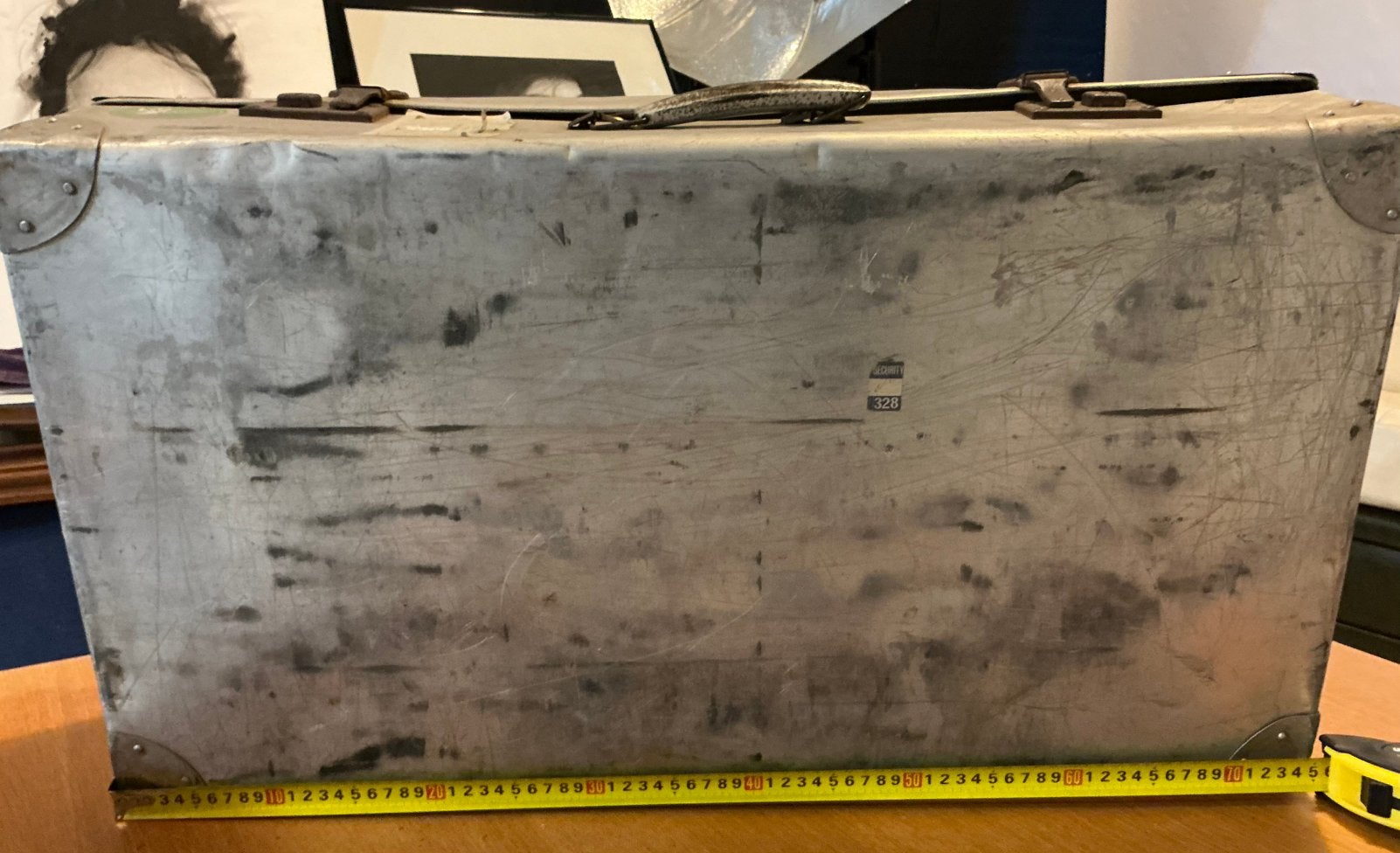Vintage aluminium koffer, Ophalen, Gebruikt, 70 cm of meer, Metaal