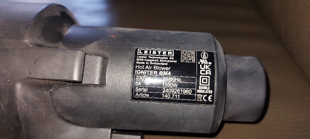 Leister - Heteluchtventilator voor pelletketel Biotech, Ophalen, Zo goed als nieuw, Cv-ketel of Combi-ketel