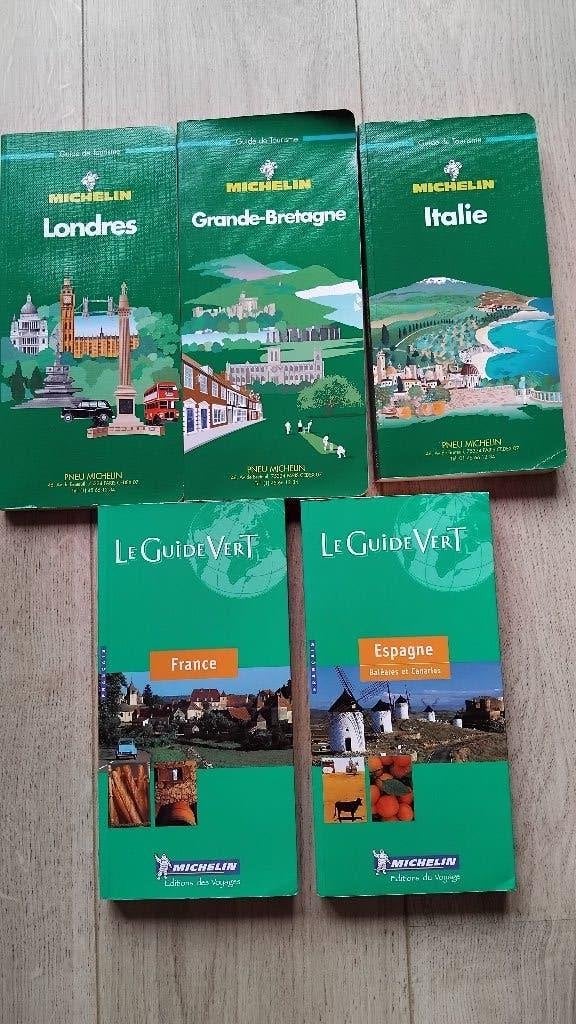 Lot de 5 guides de tourisme Michelin, Boeken, Ophalen, Zo goed als nieuw, Michelin