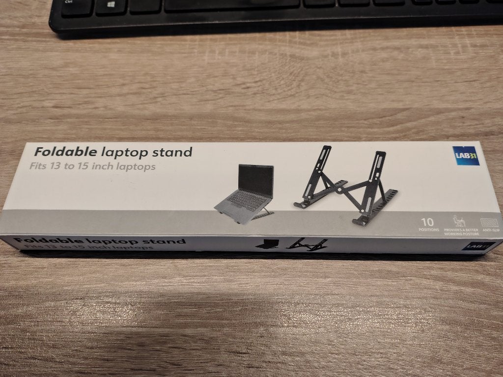 laptopstandaard, Informatique & Logiciels, Supports d'ordinateur portable, Enlèvement ou Envoi, Neuf, Lab 31, Réglable en profondeur