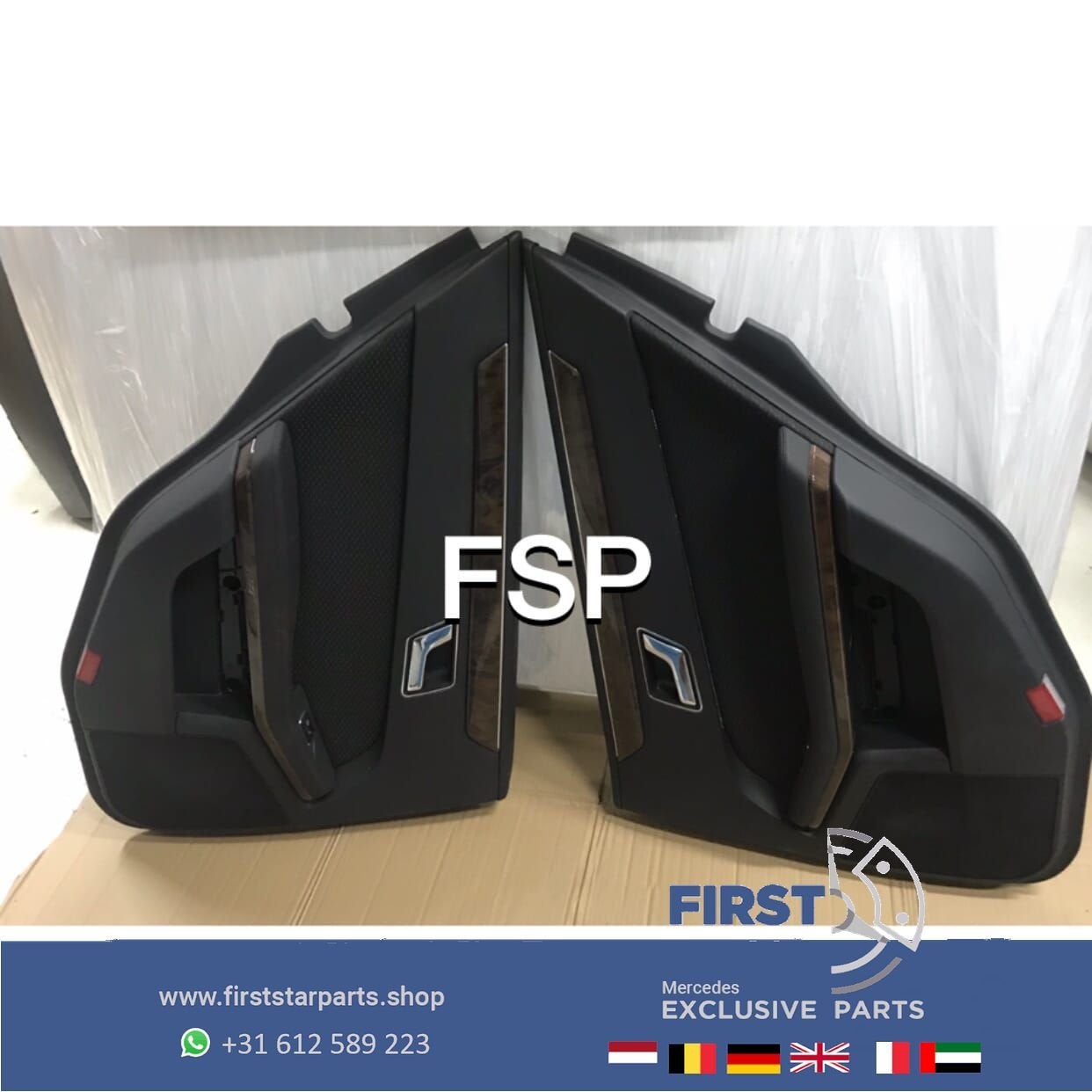 W212 DEURPANELEN SET Mercedes E KLASSE DEUR KAART PANEEL 200, Utilisé, -, -, Enlèvement ou Envoi