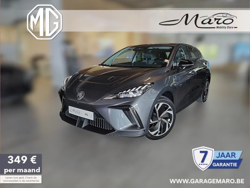 MG MG4 64kWh Premium | GPS, camera,... | STOCK!, Autos, MG, Argent ou Gris, Achat, Entreprise, Noir