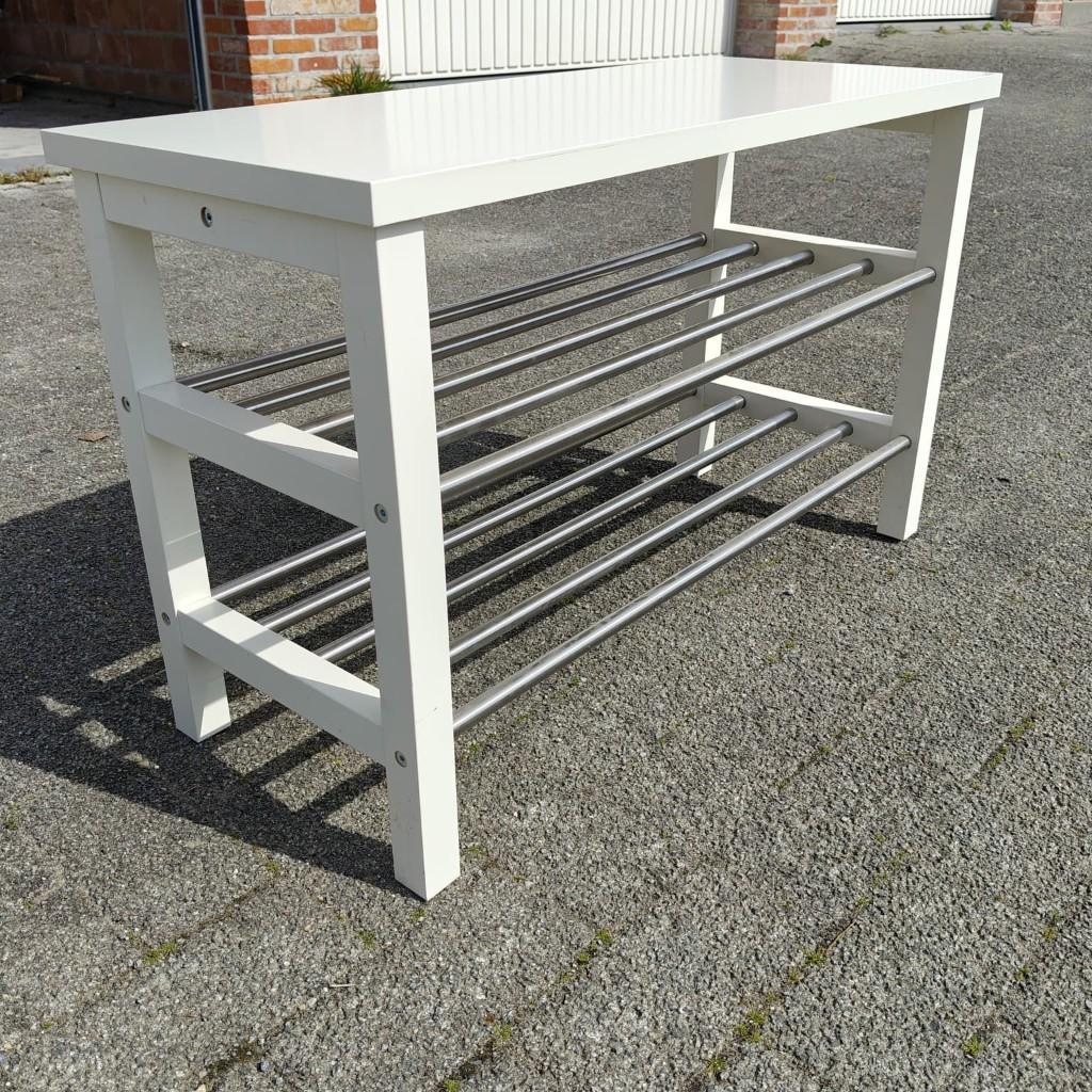 Banc avec étagère à chaussures IKEA, Maison & Meubles, Enlèvement, Utilisé