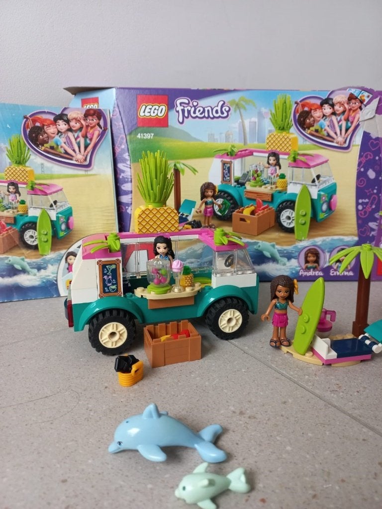 LEGO Friends 41397 – Le camion à jus, Lego, Friends, Ophalen of Verzenden, Zo goed als nieuw