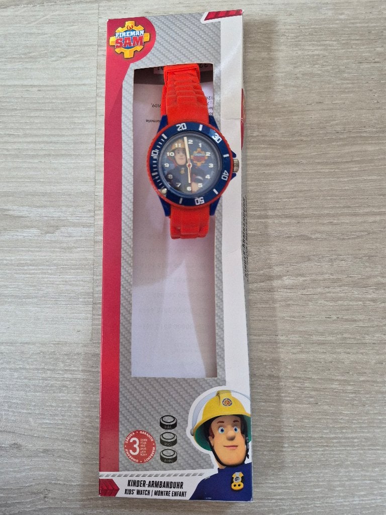 Brandweerman Sam-kinderhorloge, Ophalen of Verzenden, Gebruikt