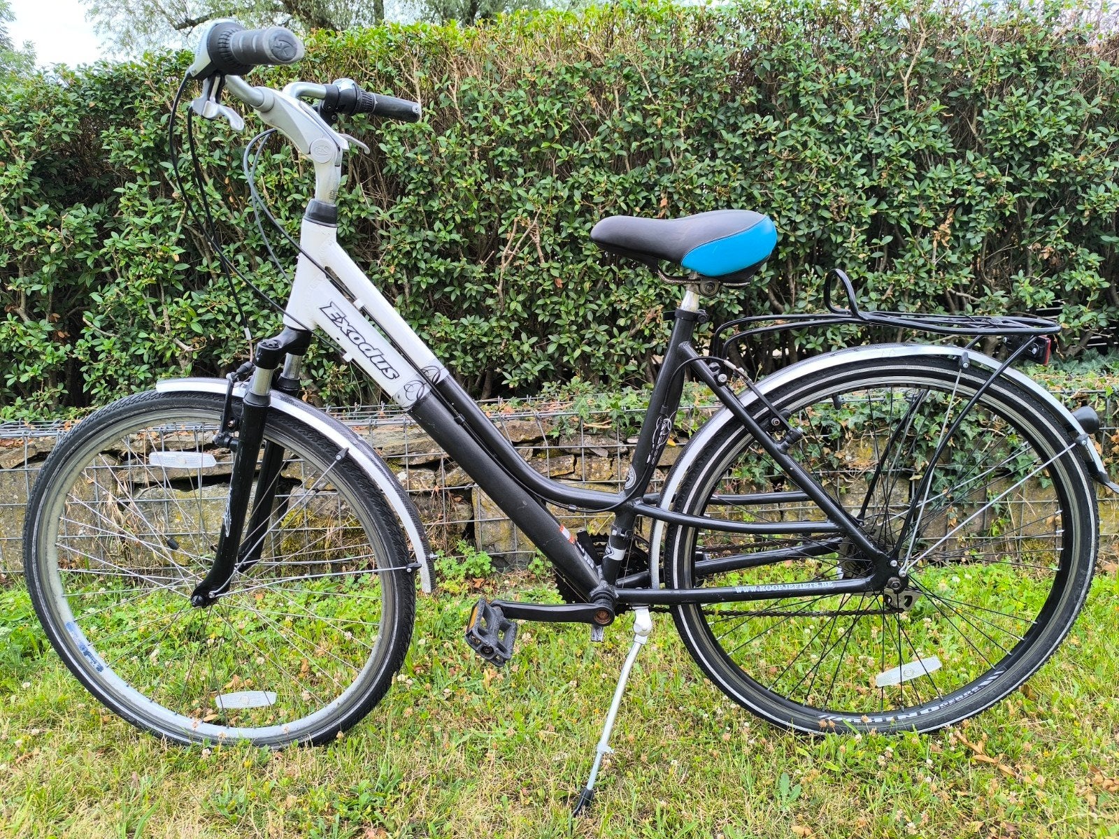 Exodus Damesfiets prima staat Aluminiumframe, 28 inch, Gebruikt, Velgrem, 50 tot 53 cm