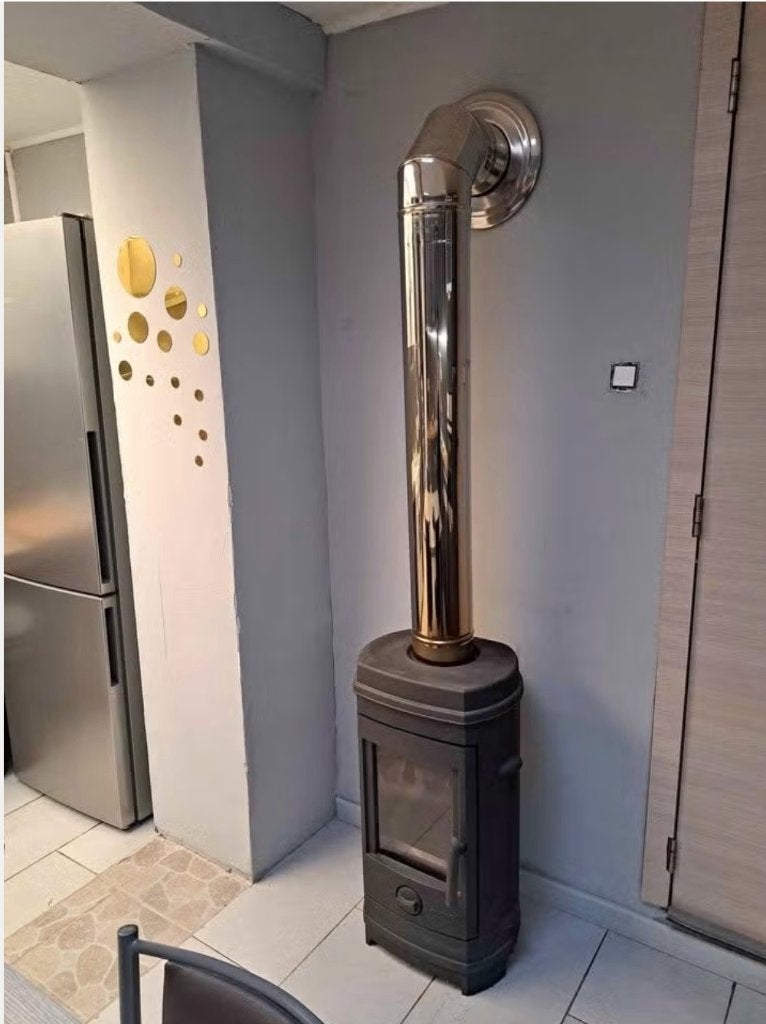 houtkachel, Huis en Inrichting, Kachels, Ophalen, Gebruikt, Houtkachel