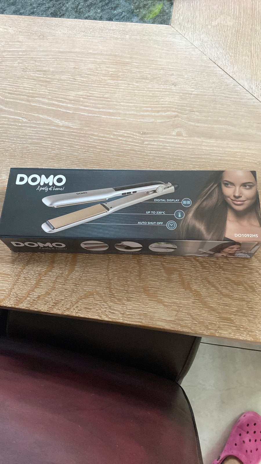Lisseur neuf Domo, Enlèvement ou Envoi, Neuf, Fer à friser ou Lisseur