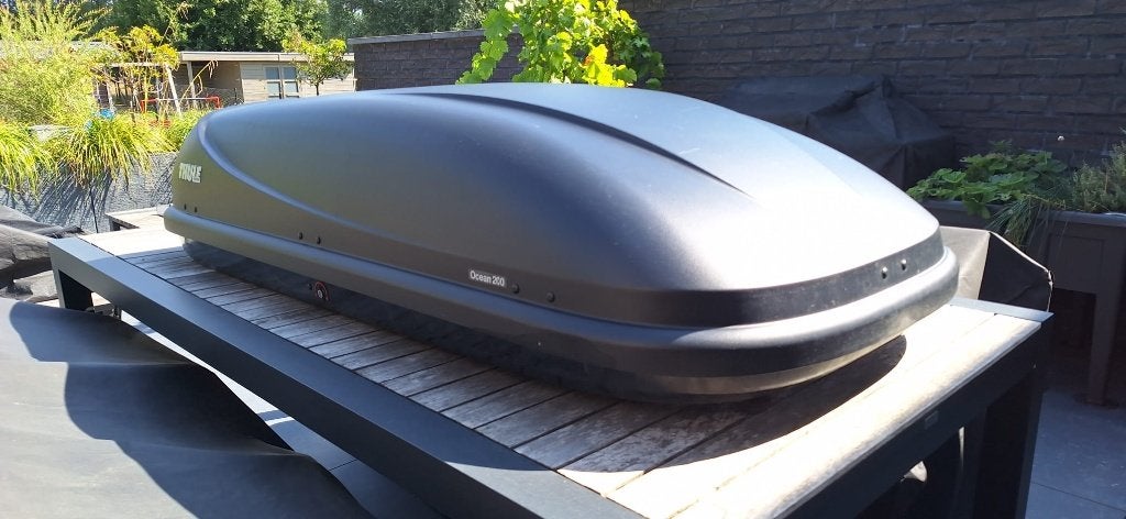 Coffre de toit THULE 450 litres, Autos : Divers, Coffres de toit, Enlèvement, Utilisé