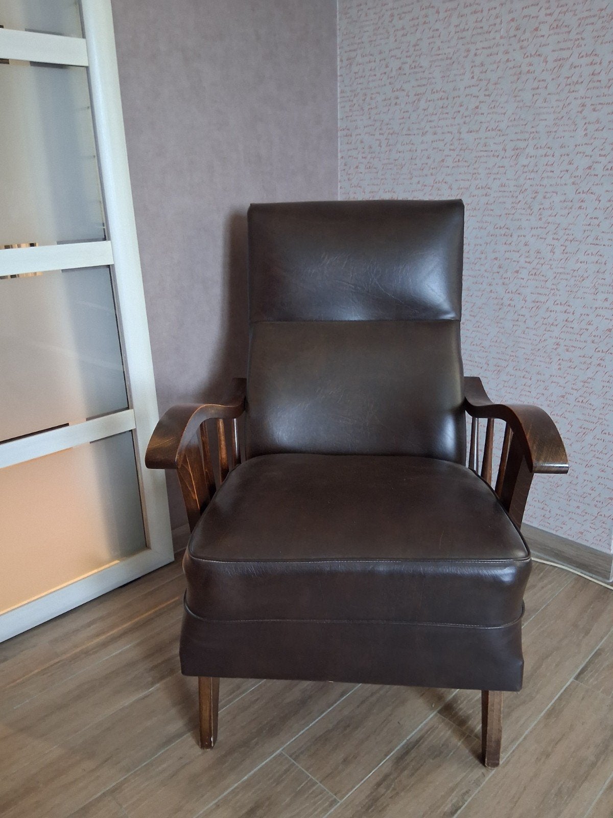 Zetel in leder, Huis en Inrichting, Ophalen