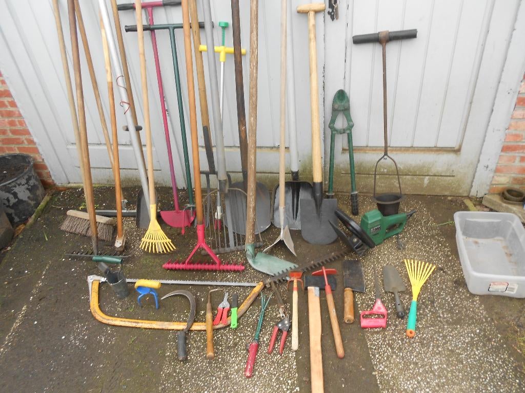 tuingereedschap, Jardin & Terrasse, Outils à main, Enlèvement, Utilisé, Pelle