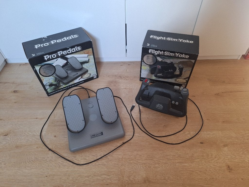 CH Products Flight Simulator Set - Yoke & Pro Pedals (USB), Ophalen, Gebruikt, CH Products