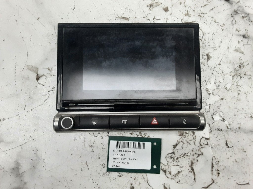 AFFICHEUR / ECRAN Citroën C3 (SX / SW) (E1148314), Citroën, Mevr. I. Hauben, Utilisé, Rue de l'Espoir 34 34
4030  GRIVEGNÉE, BE