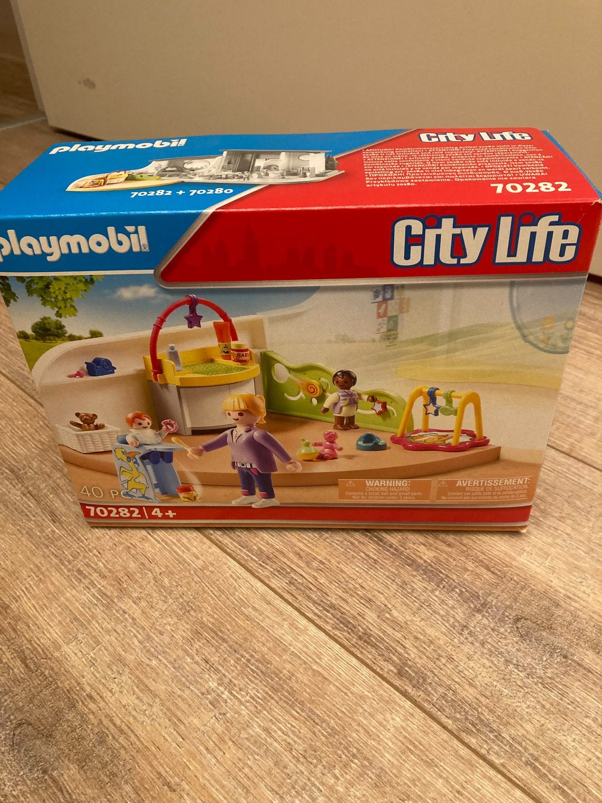 Playmobil 70282 – Aanvulling Crèche 70280 – Compleet, Kinderen en Baby's, Overige typen, Zo goed als nieuw, City life, Complete set