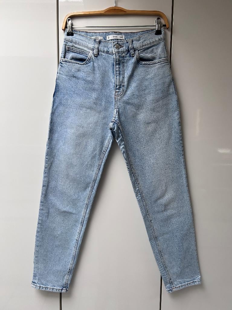 Mango blauwe spijkerbroek - Maat 36, Kleding | Dames, Mango, Blauw, Ophalen of Verzenden, Zo goed als nieuw