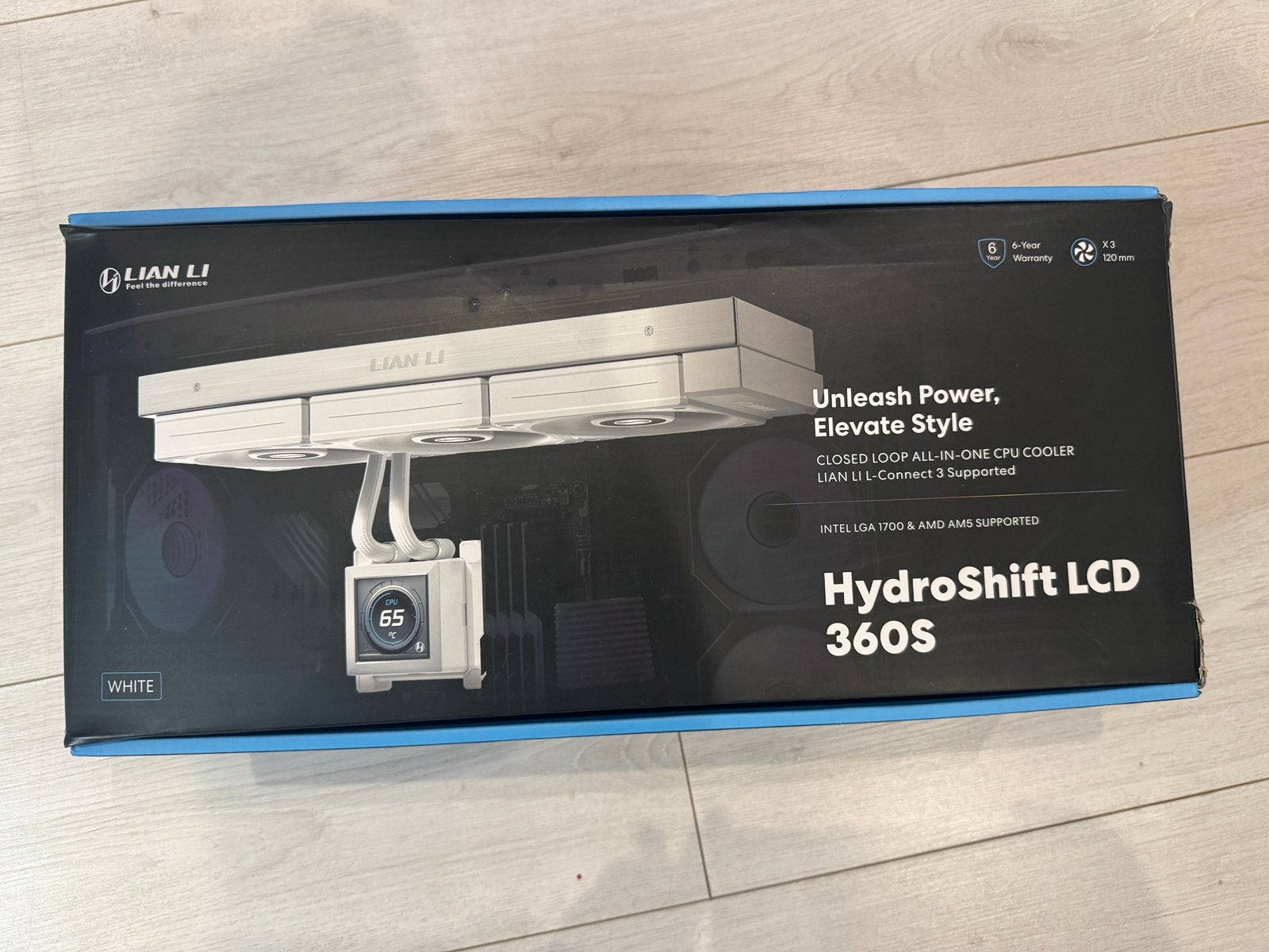 Lian Li Hydroshift LCD 360S AIO (White), Computers en Software, Computerkoelers, Ophalen, Zo goed als nieuw
