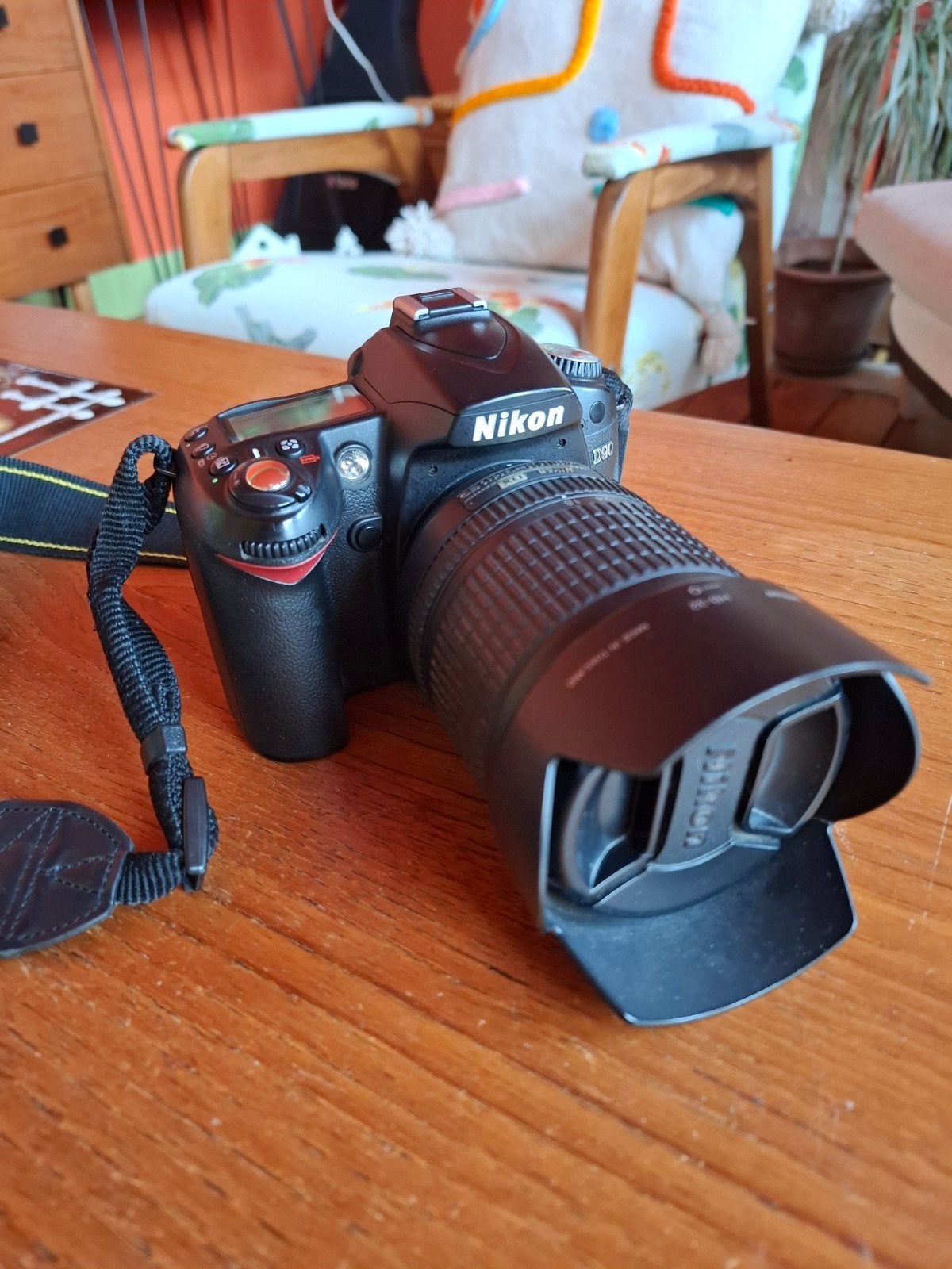Nikon D90 spiegelreflexcamera, Audio, Tv en Foto, Ophalen, Oplader, Spiegelreflex, Nikon