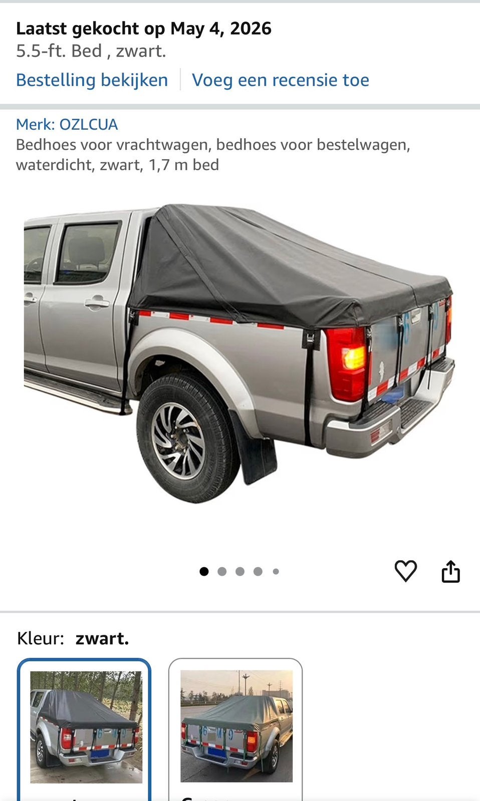cover voor pick up 1m7, Autos : Divers, Accessoires de voiture, Enlèvement ou Envoi, Neuf