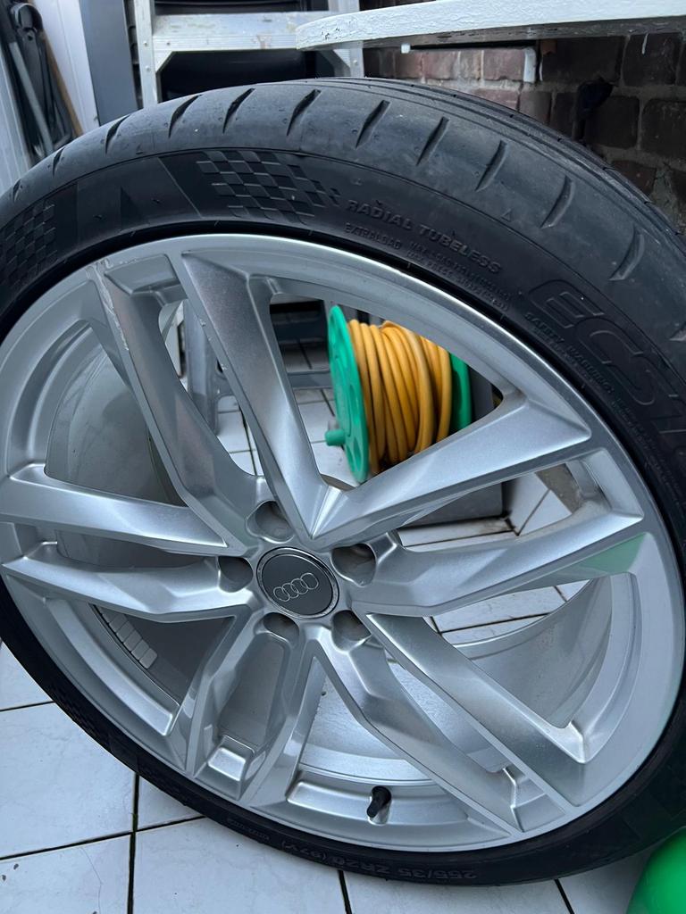 Audi A6 S6 Rs6 20 inch velg gebruikt als reserve wiel, Ophalen, Gebruikt, 255 mm, Banden en Velgen