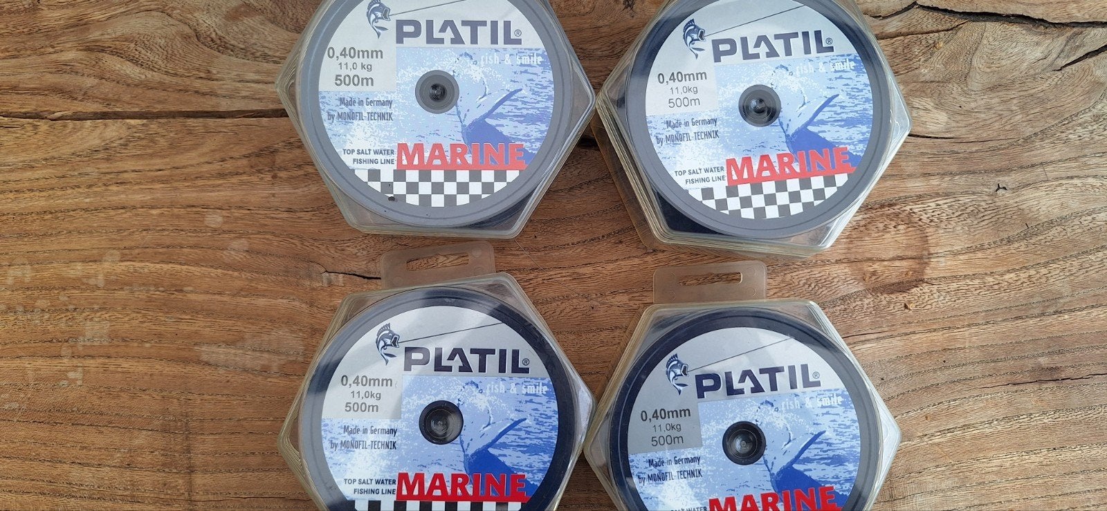 4 rollen platil nylon 0,40mm 500m., Sports nautiques & Bateaux, Pêche à la ligne | Pêche en mer, Enlèvement ou Envoi