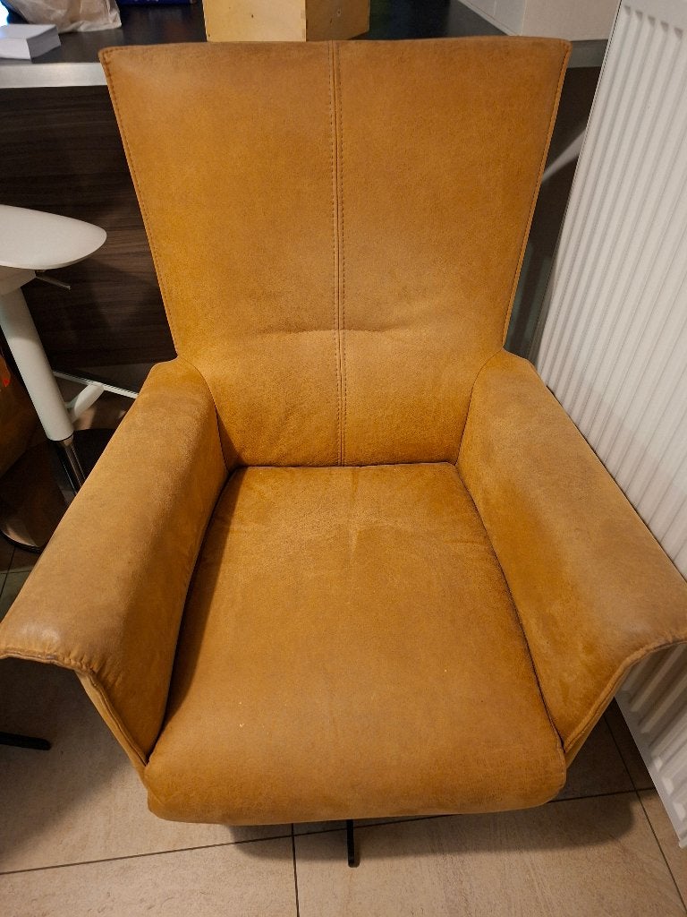 Lederen zetels, Ophalen, Eenpersoons, Minder dan 75 cm, Leer