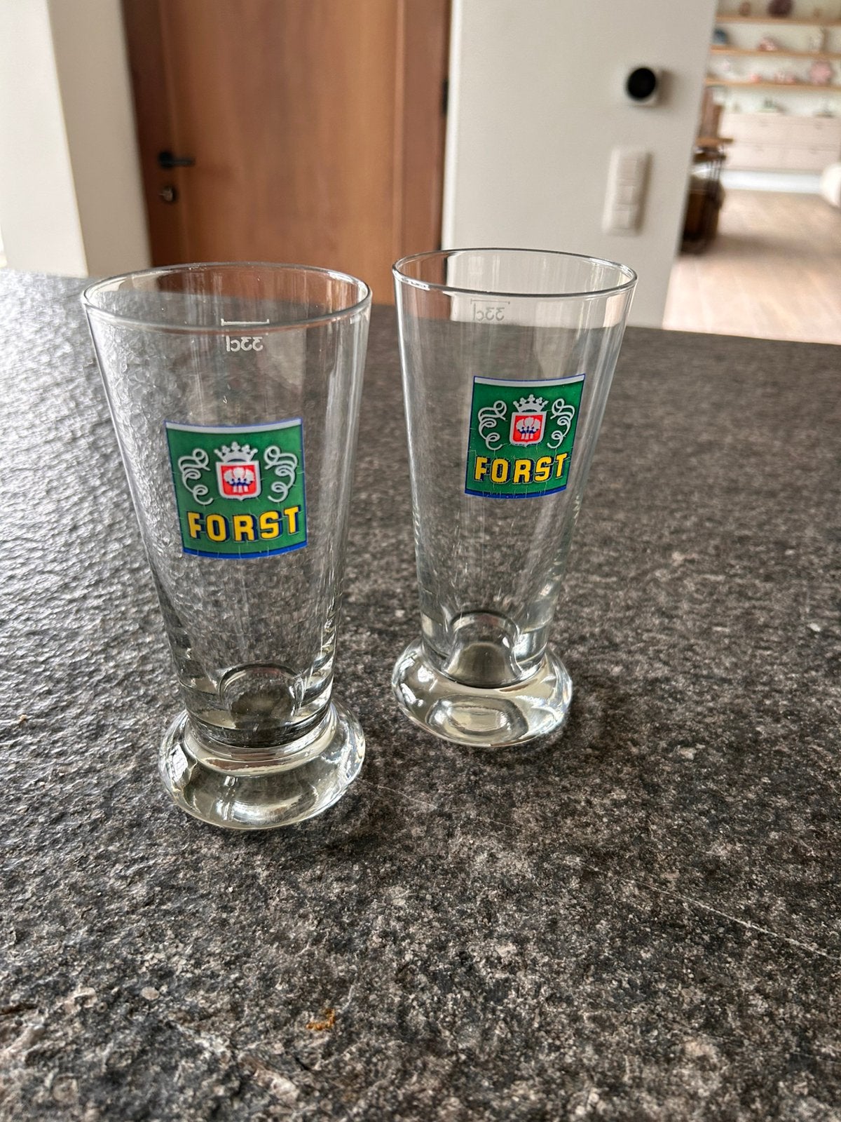 2 glazen forst, Enlèvement ou Envoi, Comme neuf