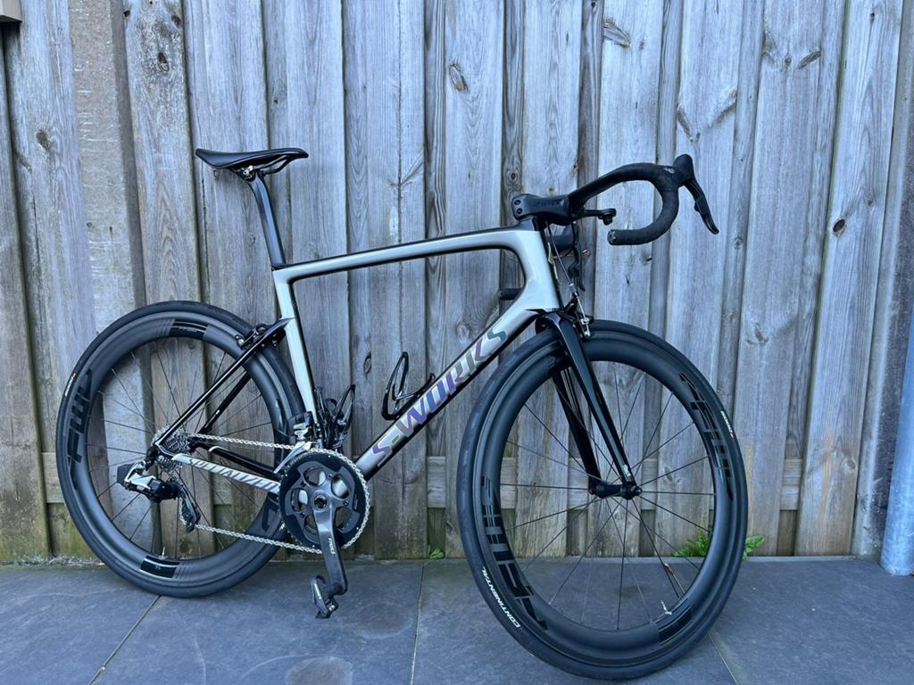 **Specialized Sworks Tarmac SL6 volledig Sram Red Etap**, Fietsen en Brommers, Fietsen | Racefietsen, Ophalen, Zo goed als nieuw