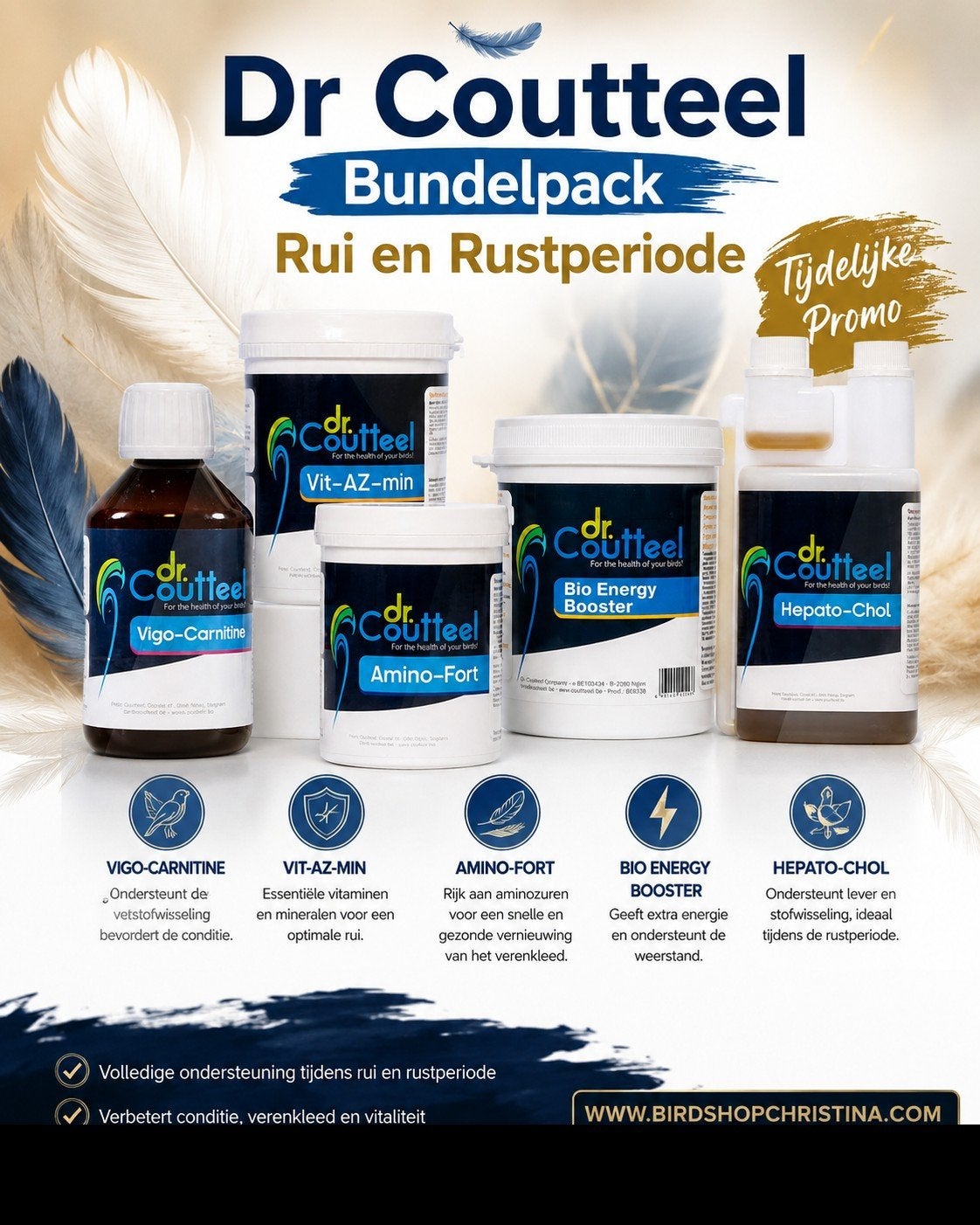 Dr Coutteel - Bundel Rui en Rustperiode - Pack ( 5  ), Ophalen, Nieuw, Eten en Drinken