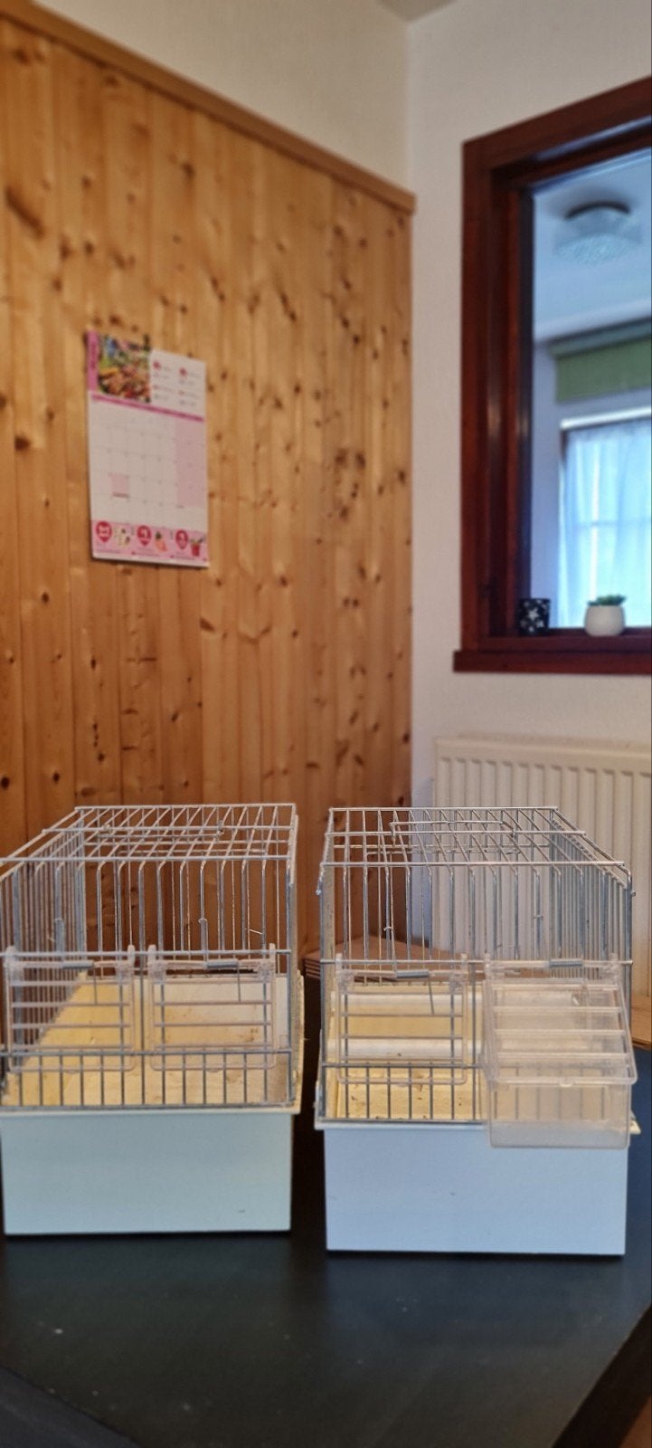 Set van 2 kleine transportkooien voor vogels (TBE), Dieren en Toebehoren, Ophalen