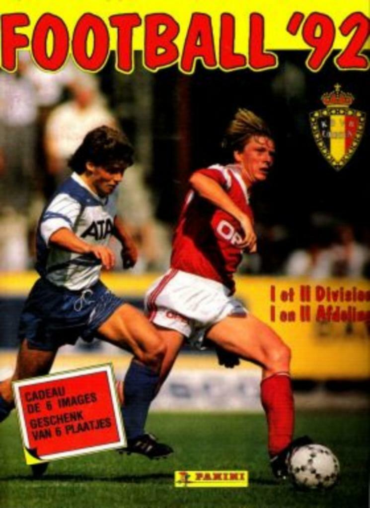 Panini Belgique 92, Verzamelen, Sportartikelen en Voetbal, Verzenden, Nieuw, Poster, Plaatje of Sticker