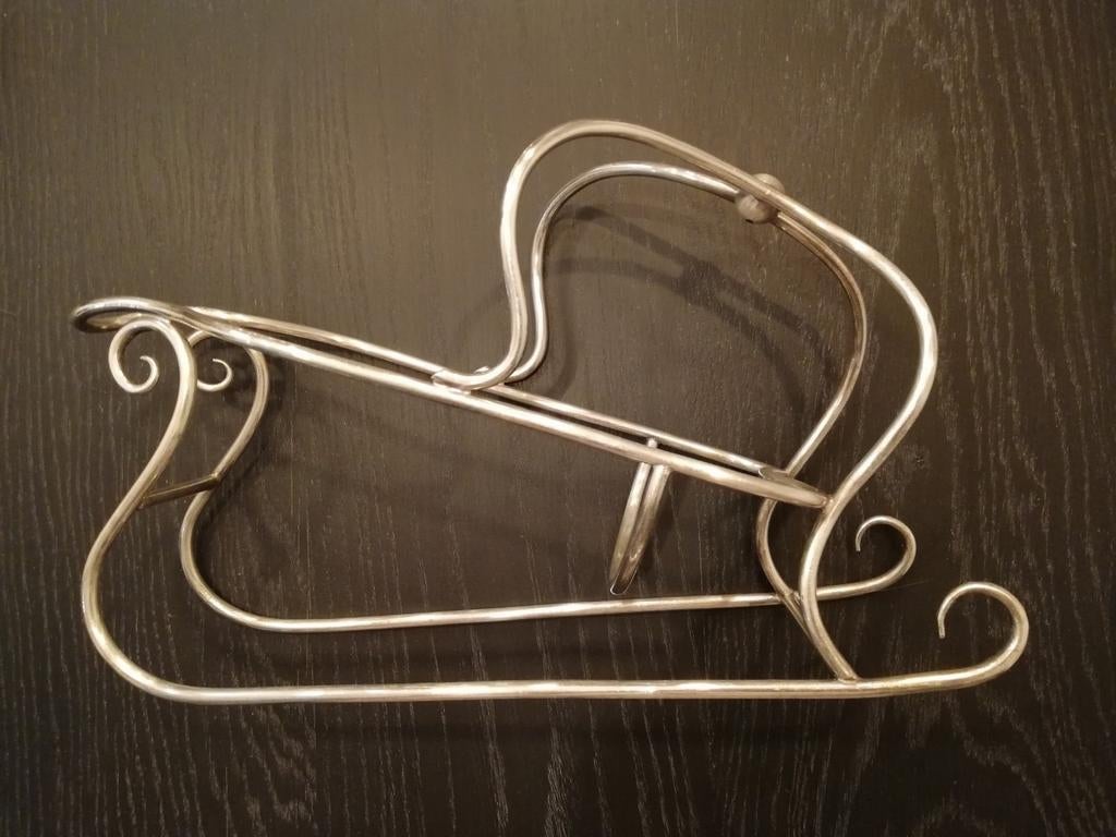 CADEAU-IDEE! Zilveren flessenhouder met vintage keurmerk, Ophalen of Verzenden, Zo goed als nieuw