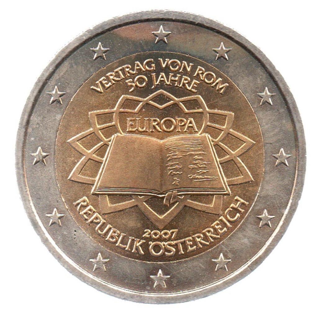 2 EUROS COMMEMORATION AUTRICHE 2007, Timbres & Monnaies, Monnaies | Europe | Monnaies euro, Enlèvement, Autriche, 2 euros, Monnaie en vrac