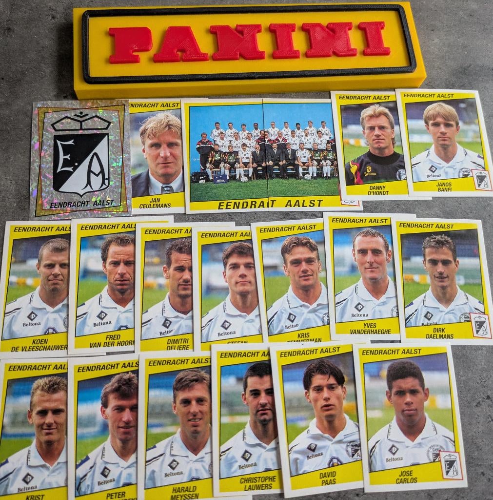 PANINI FOOTBALL 97 19 STICKERS 1997 E. AALST VOETBAL, Verzenden, Nieuw